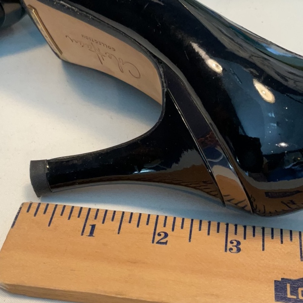 Cole Haan Patent Leather Peep toe Heels - Picture 8 of 8